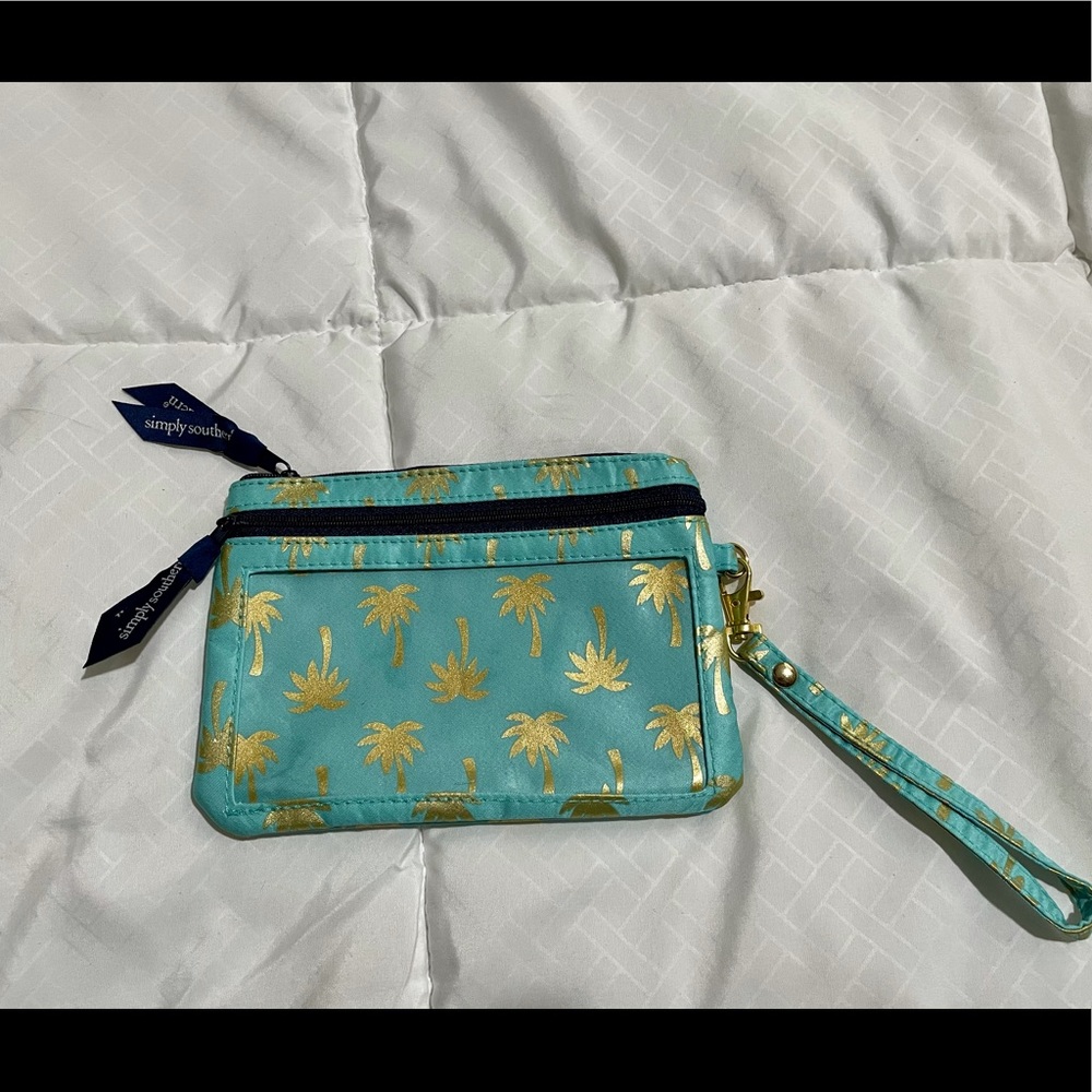 Simply Southern Palm Tree Wristlet